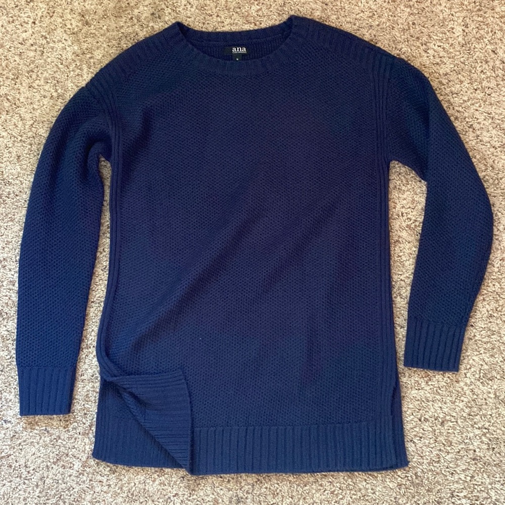 Womens ANA navy blue sweater